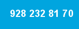 928 232 81 70 928 232 81 70